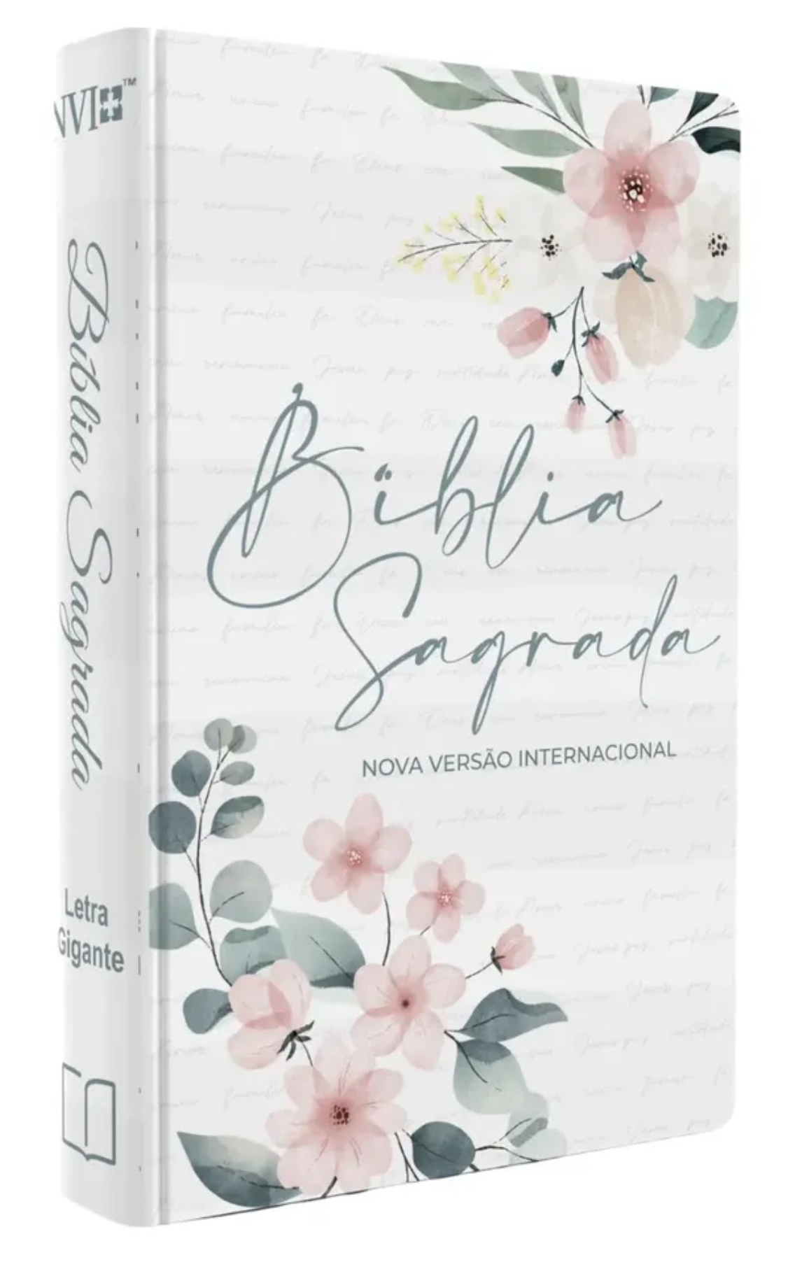 BÍBLIA FEMININA NVI | Floral Branca
