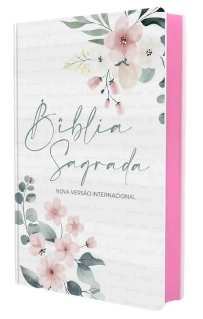 BÍBLIA FEMININA NVI | Floral Branca
