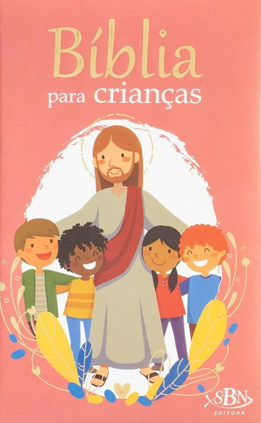 BÍBLIA PARA CRIANÇAS – Capa Rosa